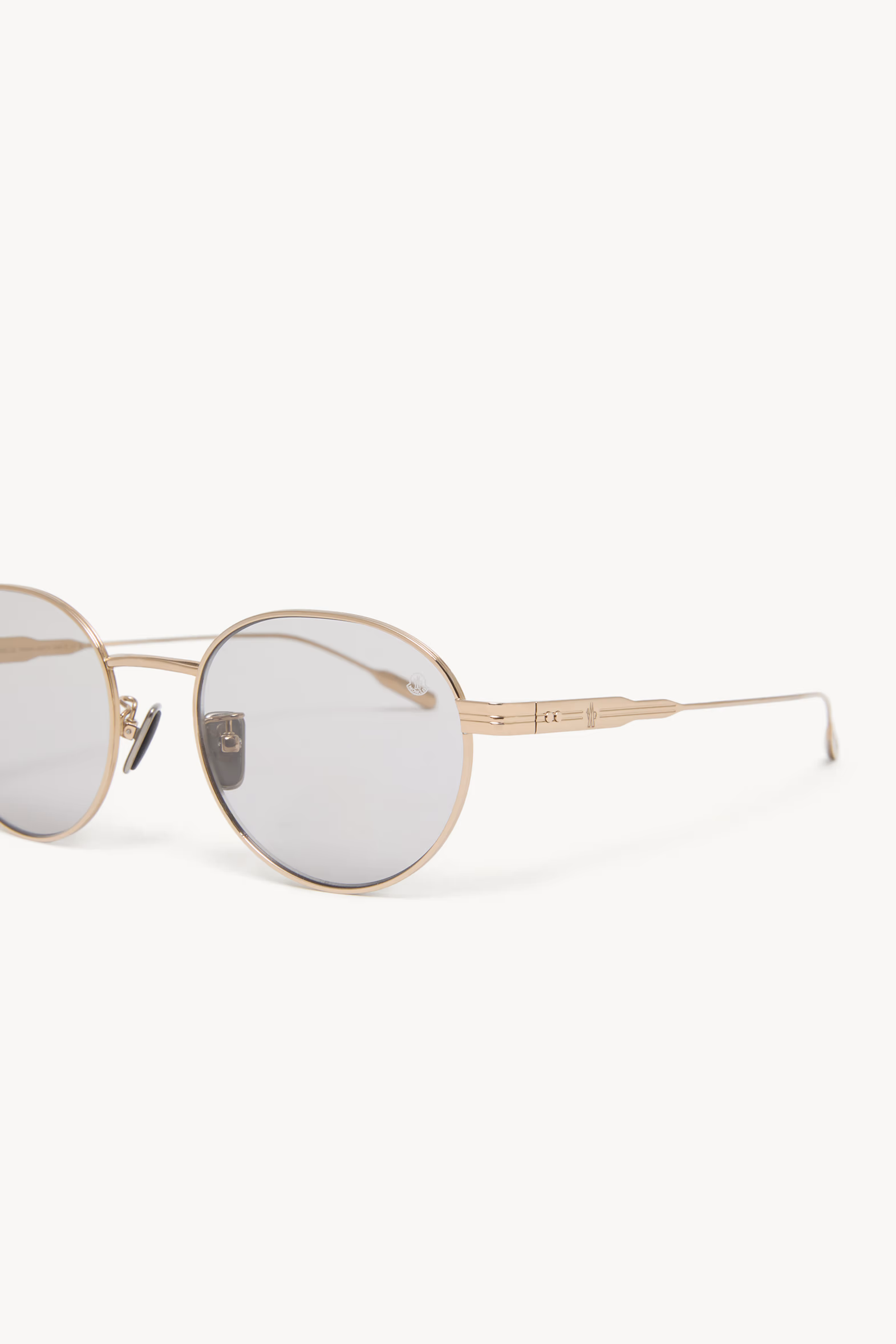 Lunettes de soleil rondes Subtila Or Clair Moncler 4